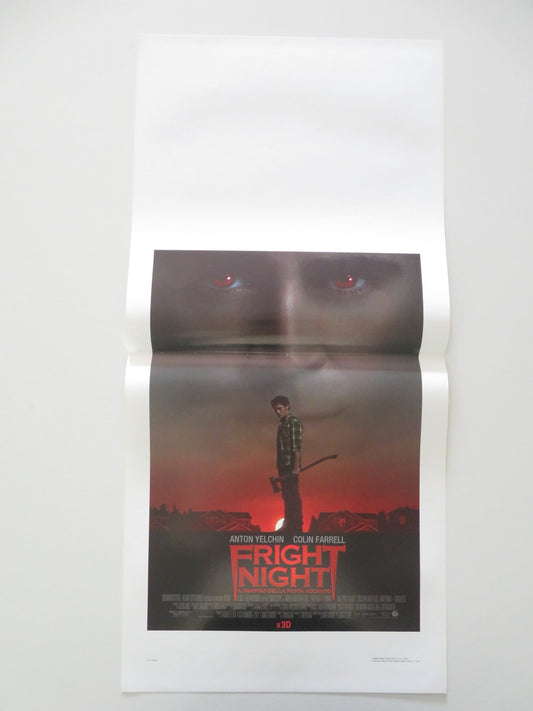Fright Night ITALIAN LOCANDINA POSTER COLIN FARRELL ANTON YELCHIN 2011 Movie posters