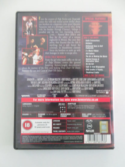 FROM DUSK TILL DAWN - 2 DISC COLLECTOR'S EDITION (DVD) G. CLOONEY 1996 REGION 2 Movie posters