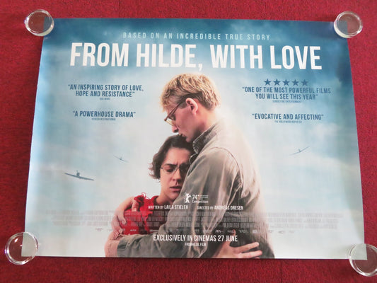 FROM HILDE, WITH LOVE UK QUAD ROLLED POSTER LIV LISA FRIES J. HEGEMANN 2024 - Rendezvous Cinema