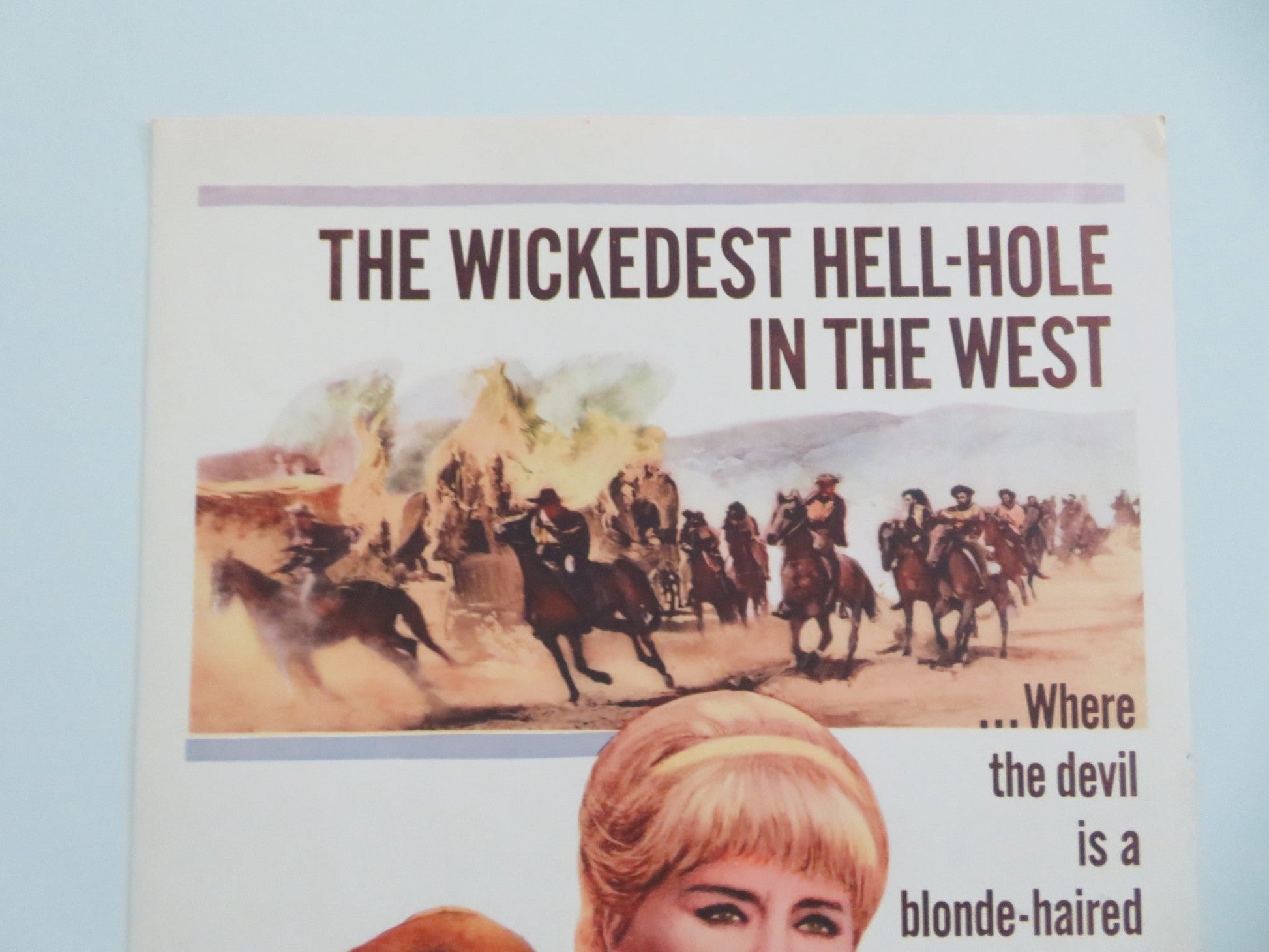 FRONTIER HELLCAT US INSERT POSTER STEWART GRANGER ELKE SOMMER 1965 Movie posters