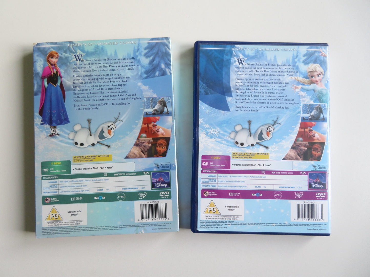 FROZEN (DVD) DISNEY KRISTEN BELL IDINA MENZEL 2013 REGION 2 - Rendezvous Cinema