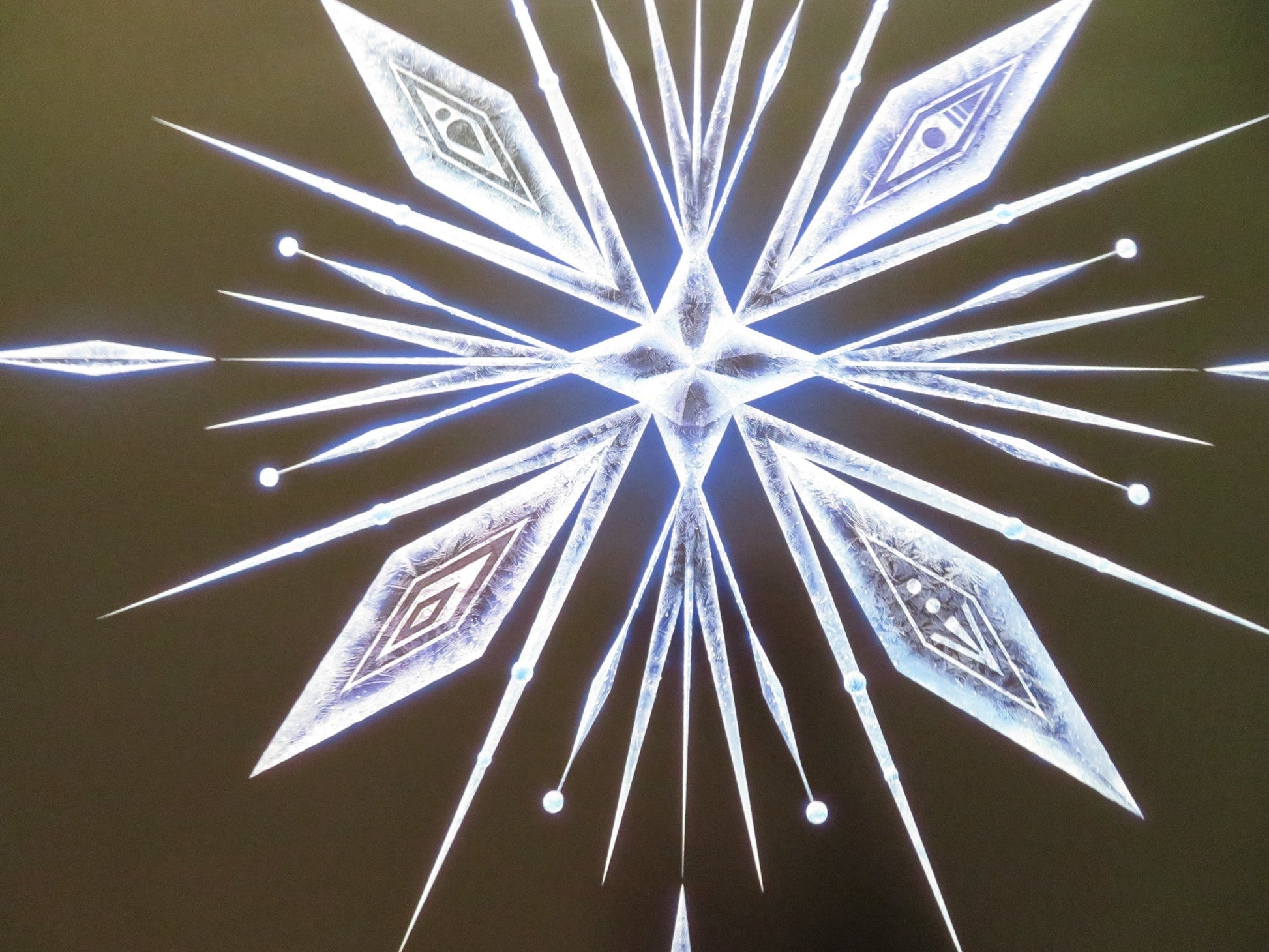 FROZEN II - SNOWFLAKE US ONE SHEET ROLLED POSTER DISNEY KRISTEN BELL 2019 Rendezvous Cinema Movie posters