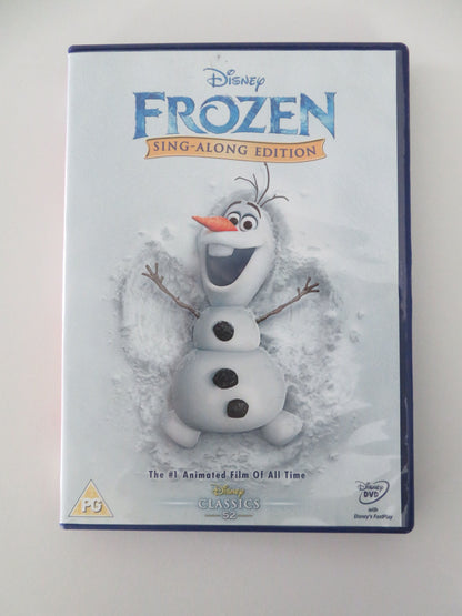 Frozen - Sing-Along Edition (DVD) Disney Kristen Bell Idina Menzel 2013 Region 2 Movie posters