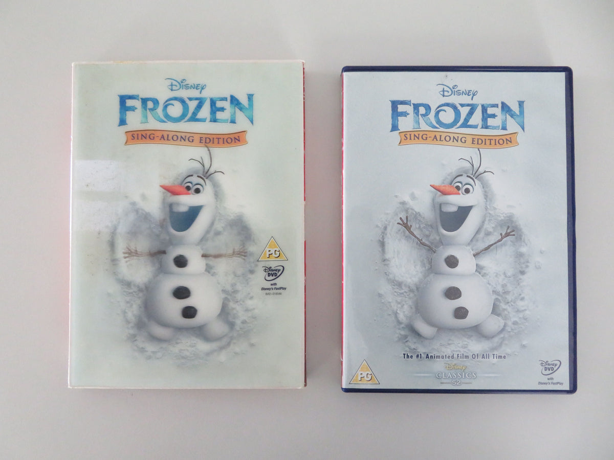Frozen - Sing-Along Edition (DVD) Disney Kristen Bell Idina Menzel 2013 Region 2 Movie posters