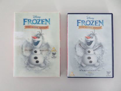 Frozen - Sing-Along Edition (DVD) Disney Kristen Bell Idina Menzel 2013 Region 2 Movie posters