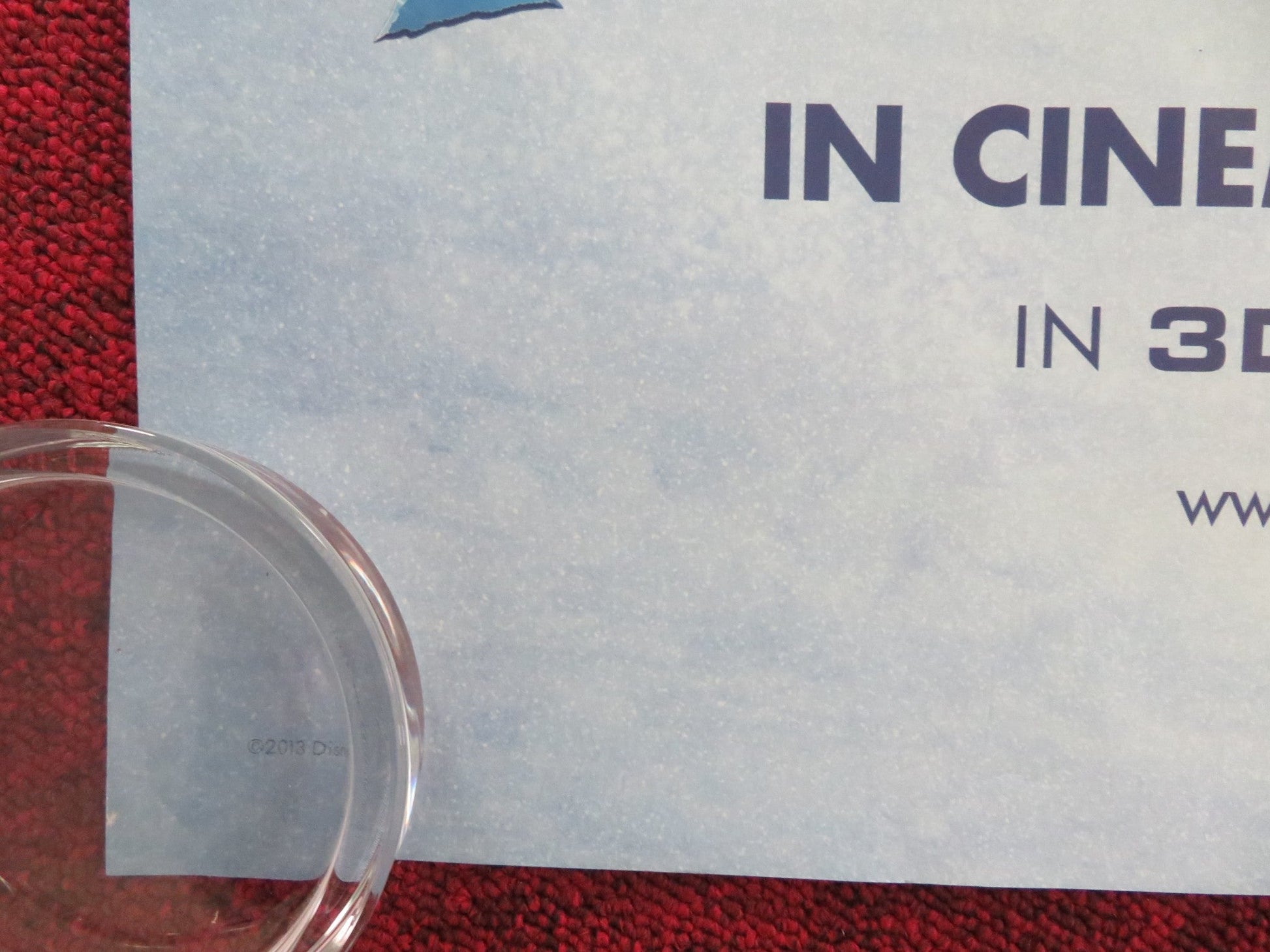 FROZEN UK QUAD ROLLED POSTER KRISTEN BELL IDINA MENZEL 2013 Movie posters