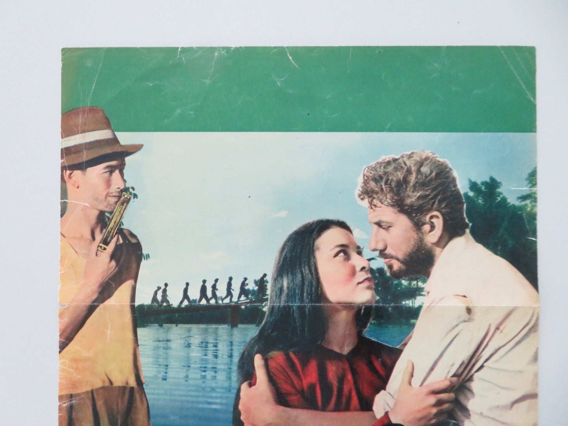 FUGITIVE IN SAIGON ITALIAN LOCANDINA POSTER DANIEL GELIN ANN MECHARD 1957 Movie posters