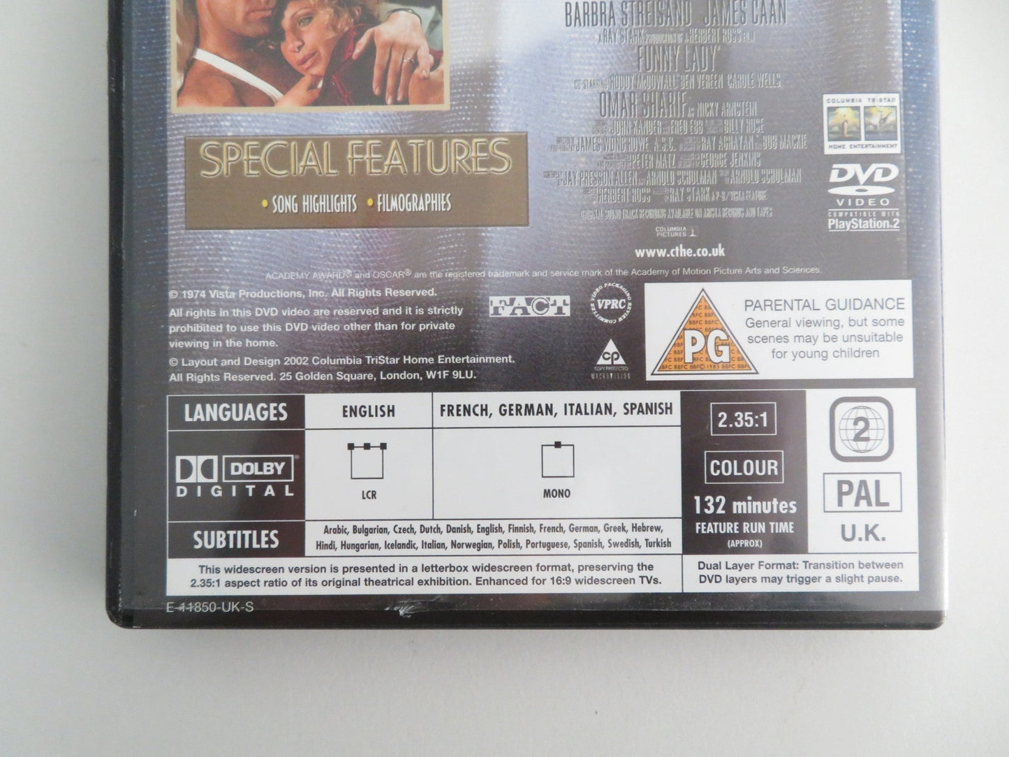 Funny Lady - B (DVD) Barbra Streisand James Caan 1975 Region 2 Movie posters
