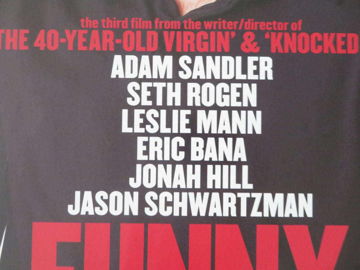 Funny People - B UK Quad Rolled Poster Adam Sandler Seth Rogen Leslie Mann 2009 Movie posters