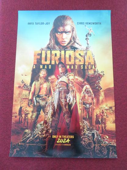 Furiosa: A Mad Max Saga US One Sheet Rolled Poster Anya Taylor-Joy 2024 Movie posters
