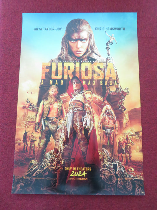 Furiosa: A Mad Max Saga US One Sheet Rolled Poster Anya Taylor-Joy 2024 Movie posters