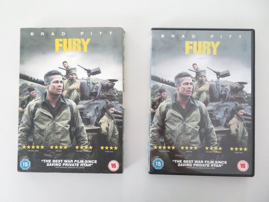 Fury - B (DVD) Brad Pitt Shia LaBeouf Logan Lerman 2014 Region 2 Movie posters