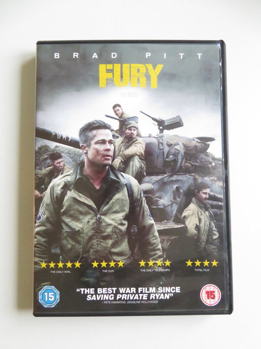 FURY (DVD) BRAD PITT SHIA LABEOUF 2014 REGION 2 Movie posters