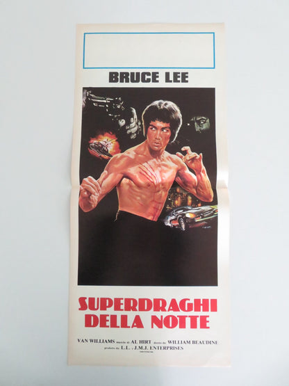 FURY OF THE DRAGON ITALIAN LOCANDINA POSTER VAN WILLIAMS BRUCE LEE 1976 Movie posters
