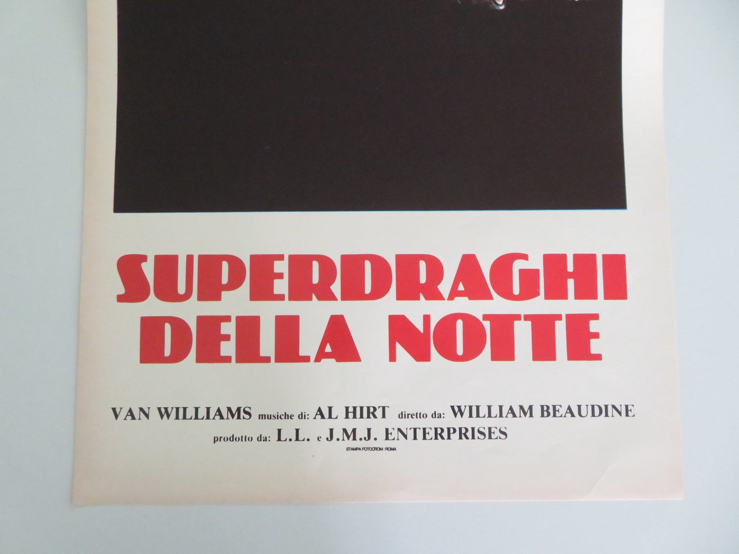 FURY OF THE DRAGON ITALIAN LOCANDINA POSTER VAN WILLIAMS BRUCE LEE 1976 Movie posters