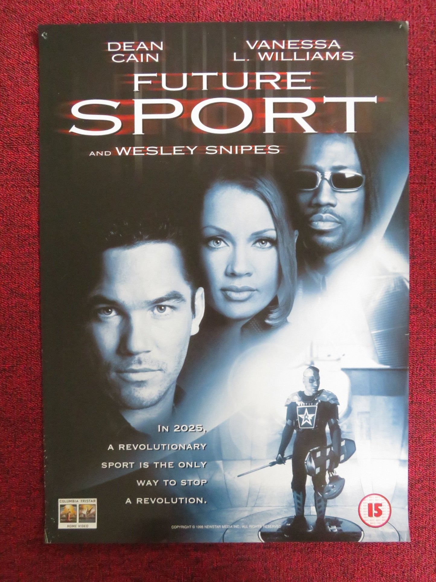 FUTURE SPORT VHS VIDEO POSTER DEAN CAIN VANESSA L. WILLIAMS 1998 Rendezvous Cinema Movie posters