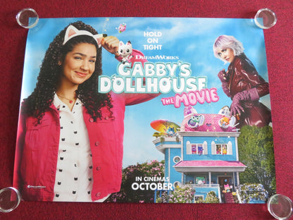GABBY'S DOLLHOUSE: THE MOVIE UK QUAD ROLLED POSTER GLORIA ESTEFAN 2025 Movie posters