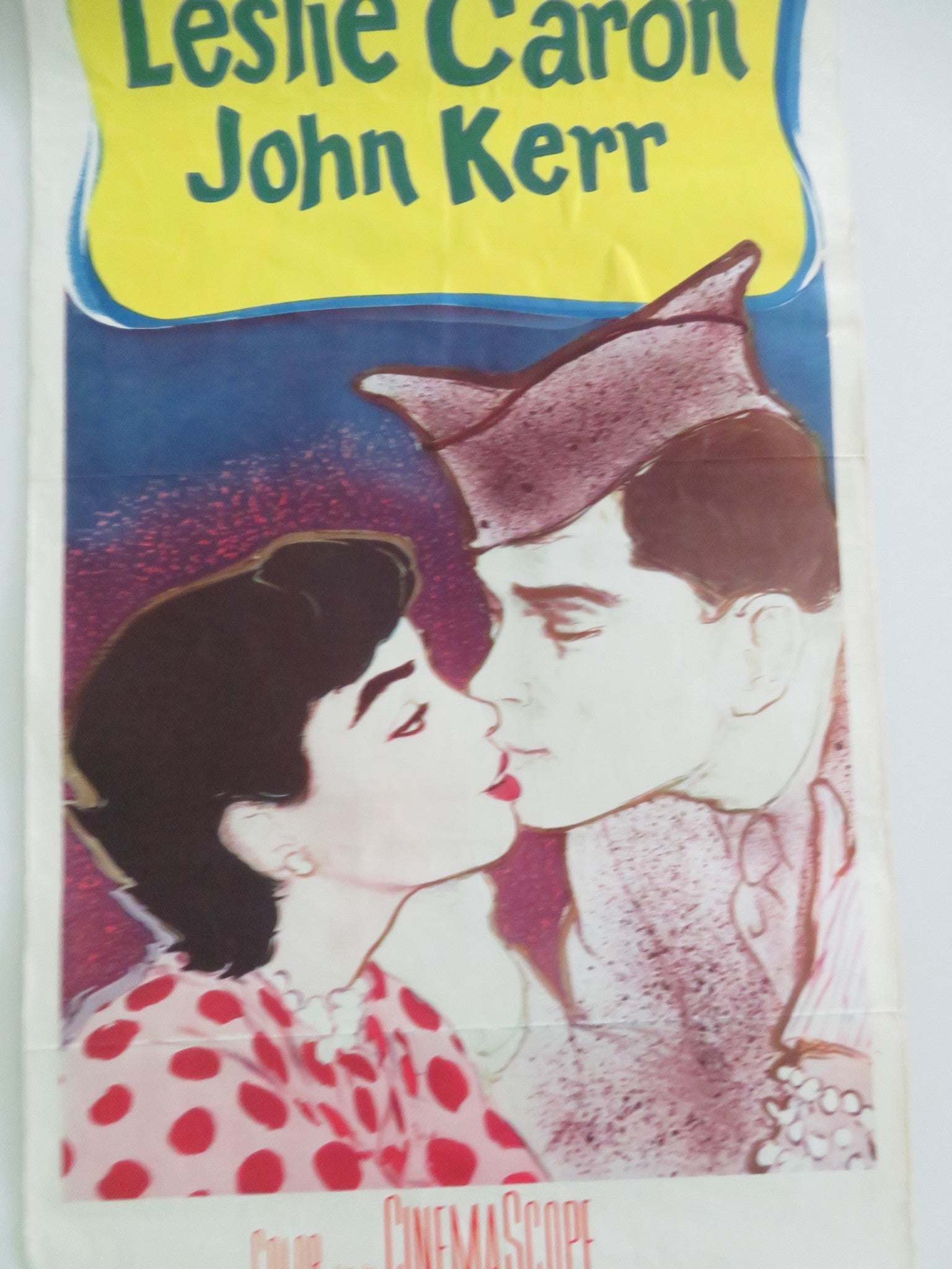 Gaby US Insert Poster Leslie Caron John Kerr 1956 Movie posters