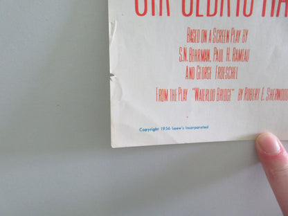 Gaby US Insert Poster Leslie Caron John Kerr 1956 Movie posters
