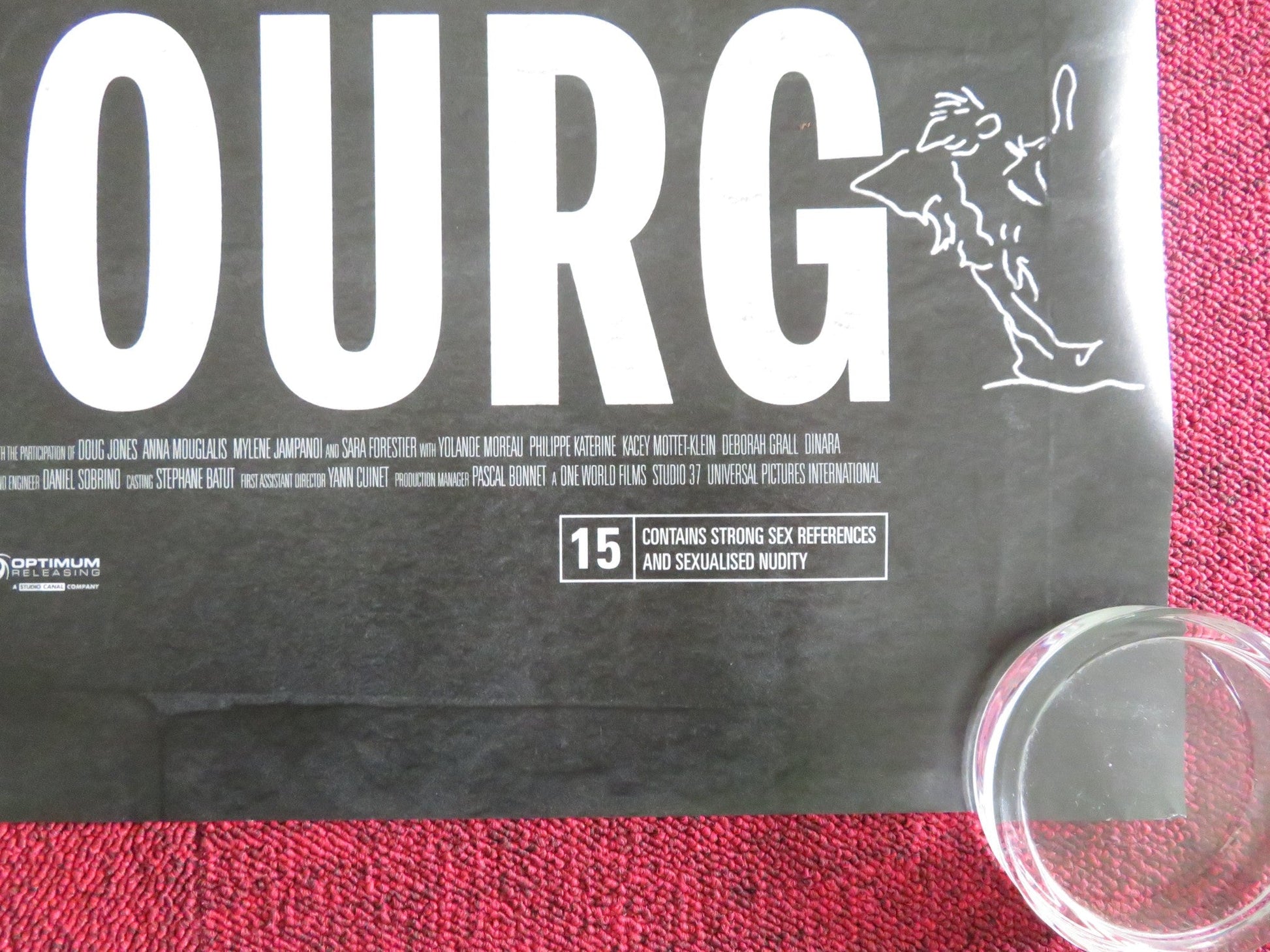 GAINSBOURG: A HEROIC LIFE UK QUAD ROLLED POSTER ERIC ELMOSNINO LUCY GORDON 2010 Movie posters