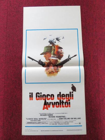 GAME FOR VULTURES ITALIAN LOCANDINA POSTER RICHARD HARRIS RICHARD ROUNDTREE 1979 Rendezvous Cinema Movie posters