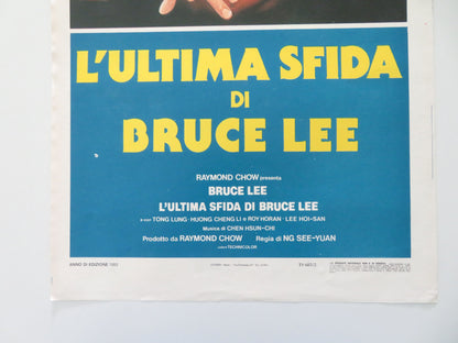 Game of Death II Italian Locandina Poster Bruce Lee Tae-jeong Kim 1982 Movie posters