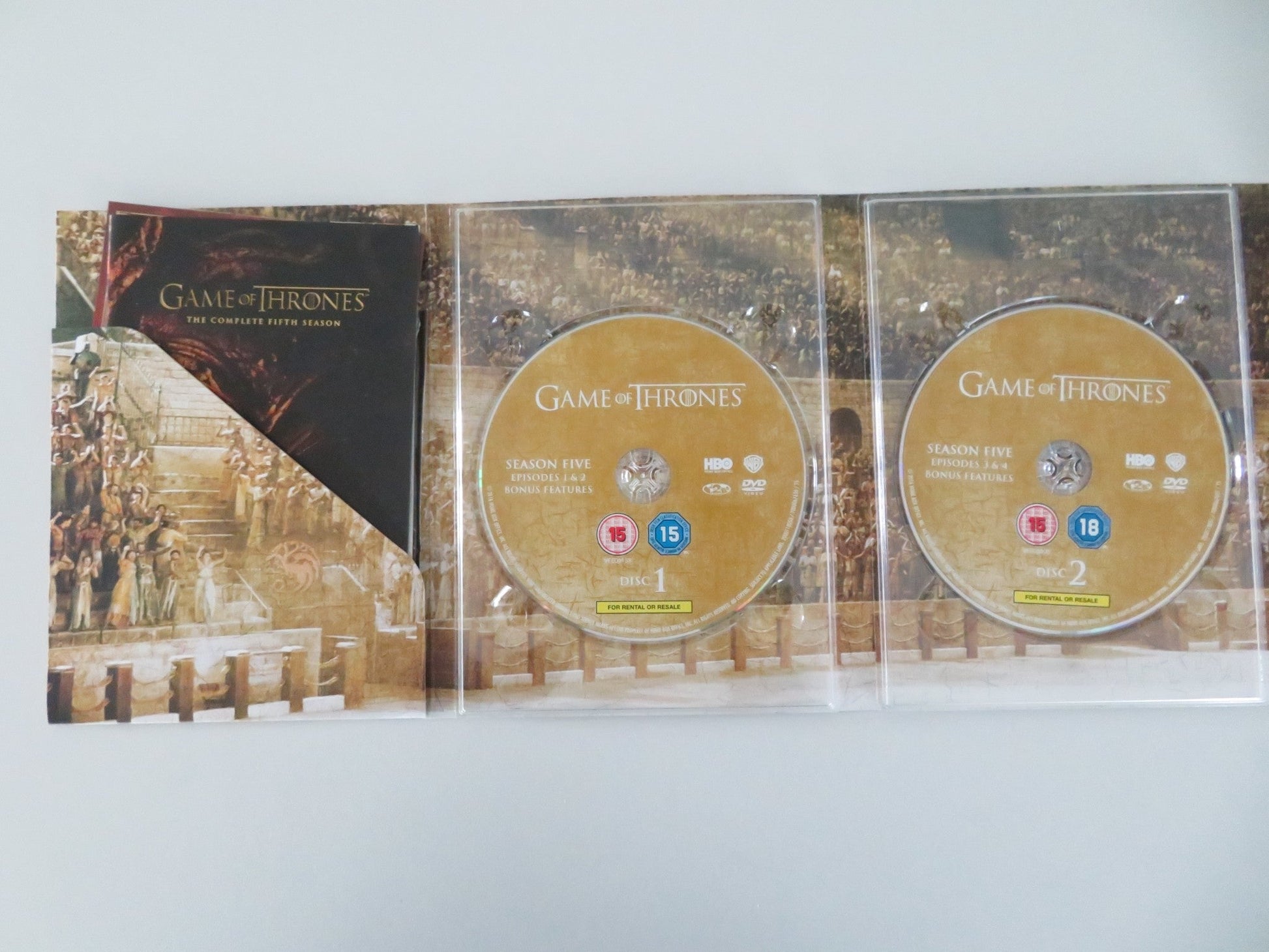 Game of Thrones - The Complete Fifth Season (DVD BoxSet) 2015 Region 2 Movie posters
