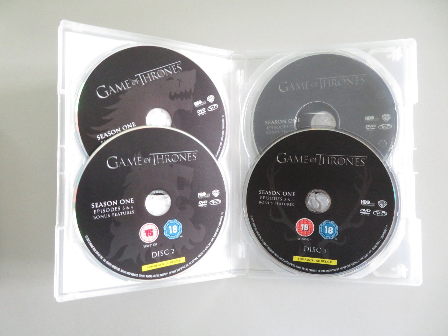 Game of Thrones - The Complete First Season - B (DVD) Sean Bean 2011 Region 2 Movie posters