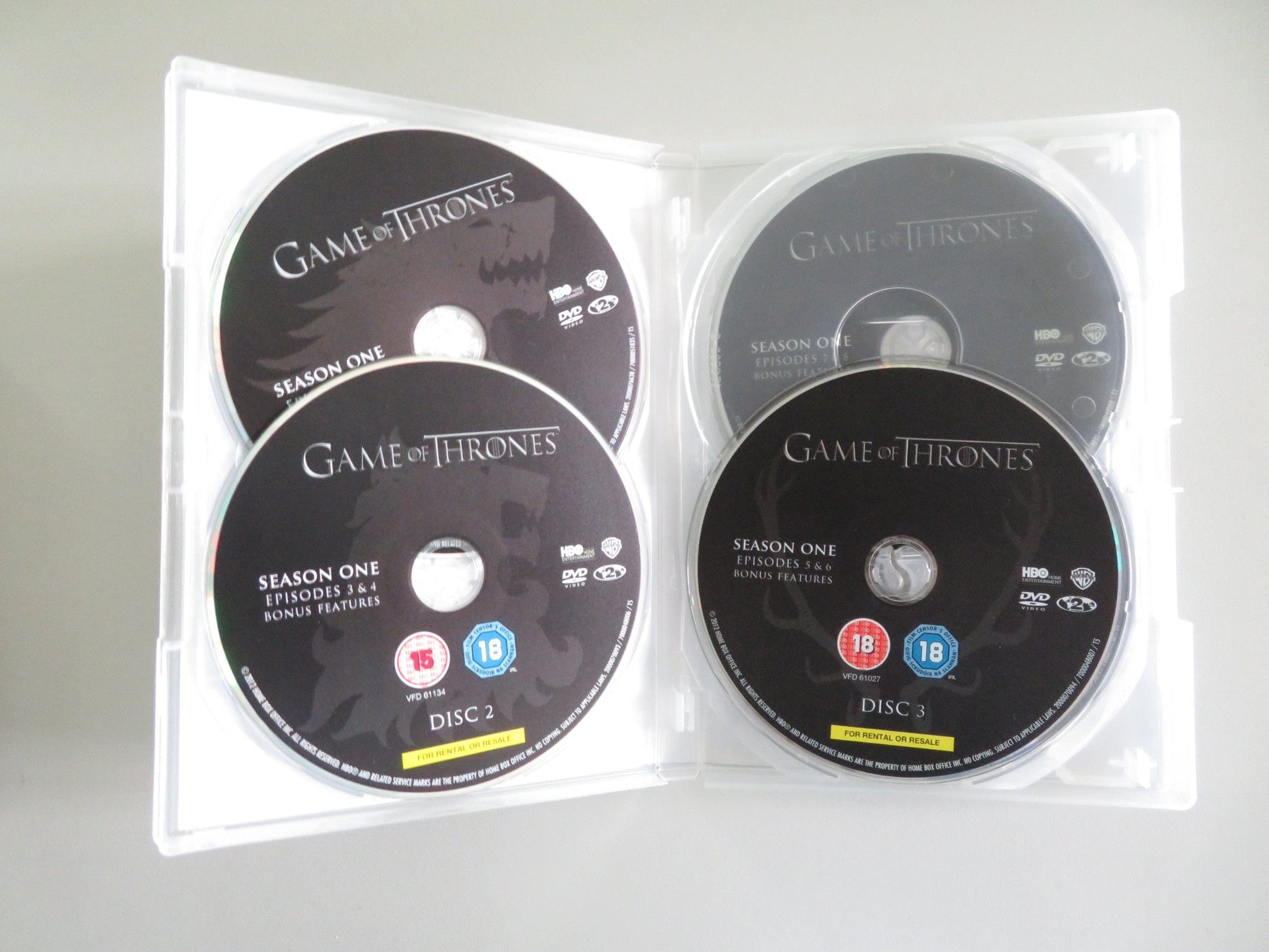 Game of Thrones - The Complete First Season - B (DVD) Sean Bean 2011 Region 2 Movie posters