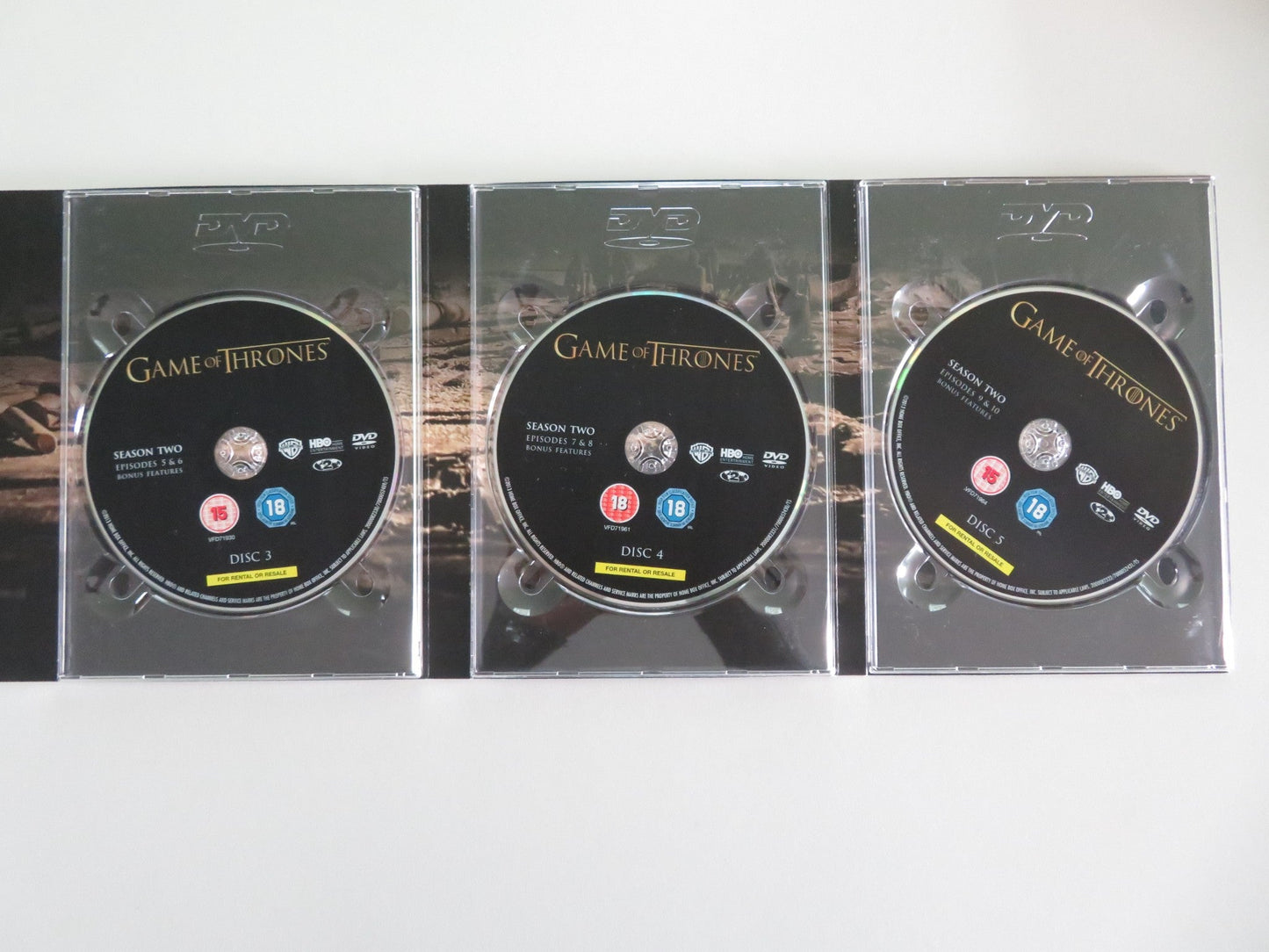 Game Of Thrones - The Complete Second Season (DVD BoxSet) 2012 Region 2 Movie posters