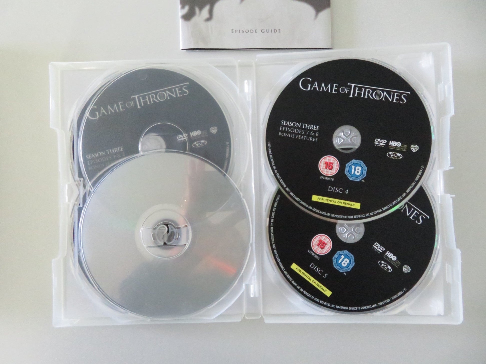 Game of Thrones The Complete Third Season - B (DVD BoxSet) Dinklage 2013 Region 2 Movie posters