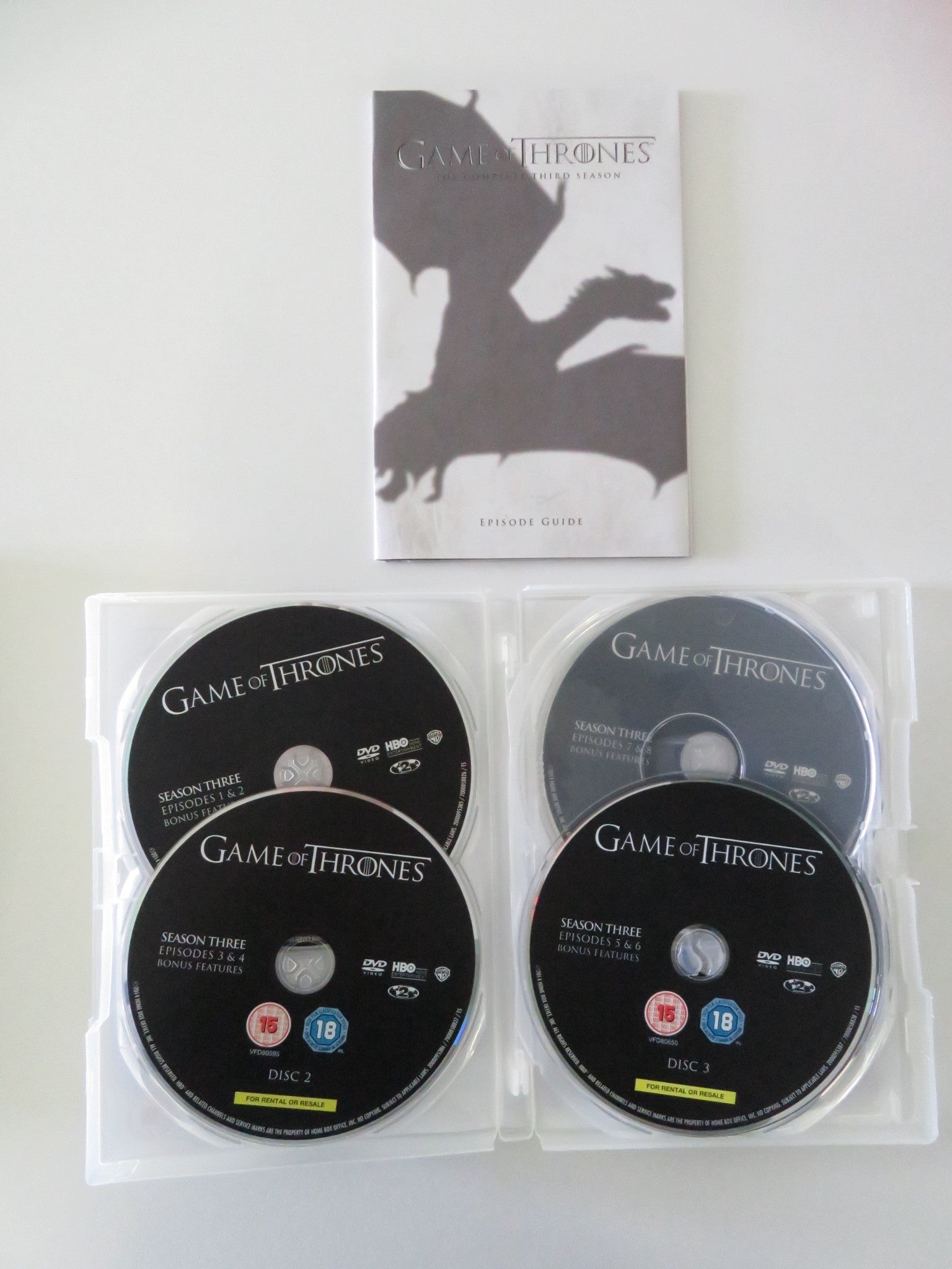 Game of Thrones The Complete Third Season - B (DVD BoxSet) Dinklage 2013 Region 2 Movie posters