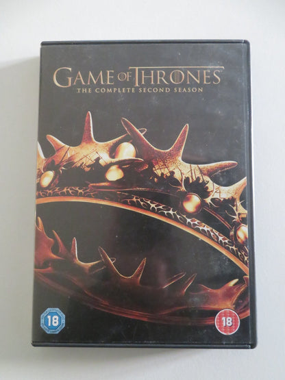 GAMES OF THRONES - THE COMPLETE SECOND SEASON (DVD) KIT HARINGTON 2012 REGION 2 Movie posters