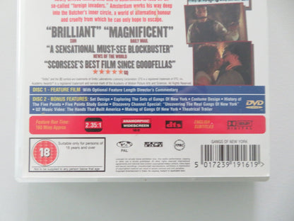 Gangs of New York - 2 disc set (DVD) Leonardo DiCaprio 2002 Region 2 Movie posters