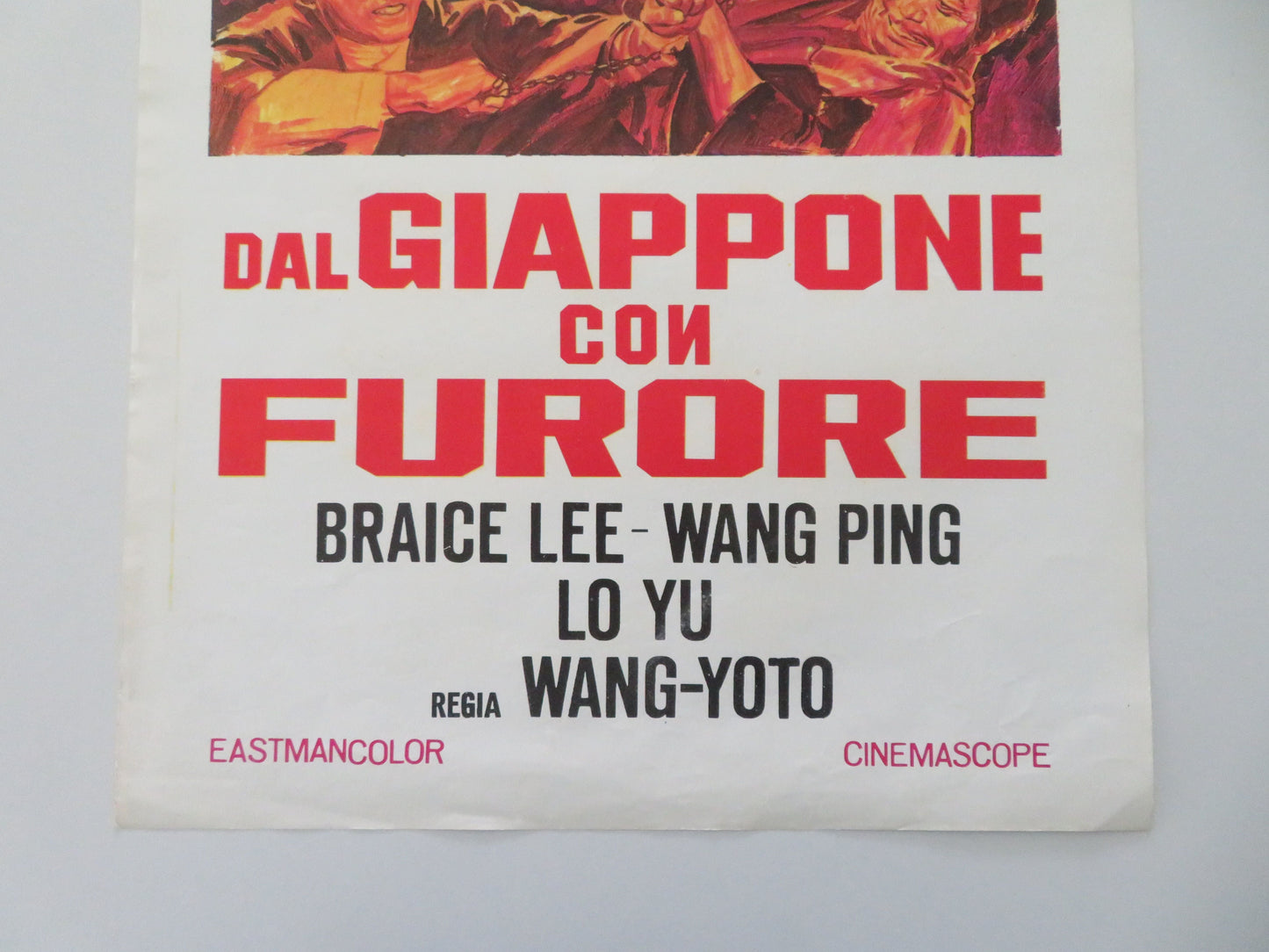Gangster Cop Italian Locandina Poster Braice Lee Wang Ping 1970 Movie posters
