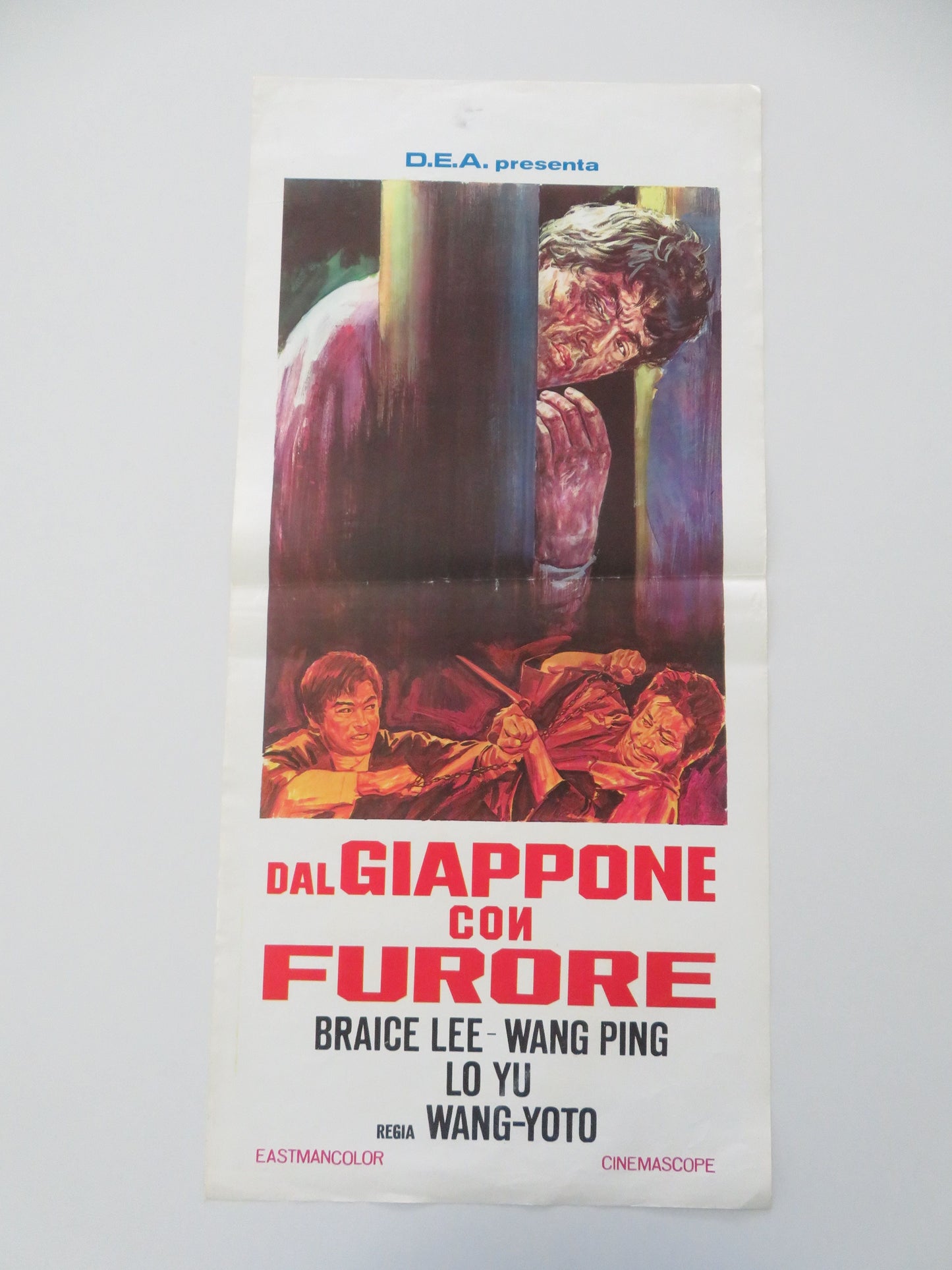 Gangster Cop Italian Locandina Poster Braice Lee Wang Ping 1970 Movie posters