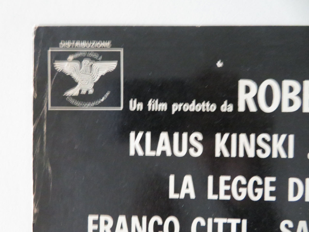 Gangsters Law - A Italian Fotobusta Poster Klaus Kinski Maurice Poli 1969 Movie posters