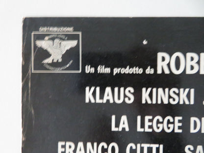 Gangsters Law - A Italian Fotobusta Poster Klaus Kinski Maurice Poli 1969 Movie posters