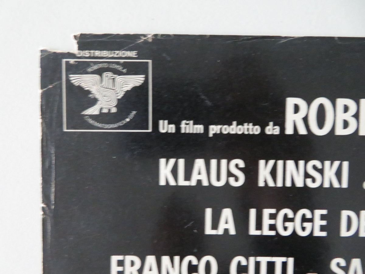 Gangsters Law - B Italian Fotobusta Poster Klaus Kinski Maurice Poli 1969 Movie posters