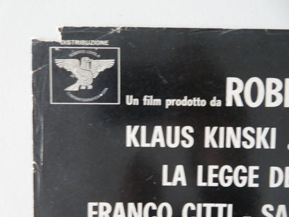 Gangsters Law - B Italian Fotobusta Poster Klaus Kinski Maurice Poli 1969 Movie posters