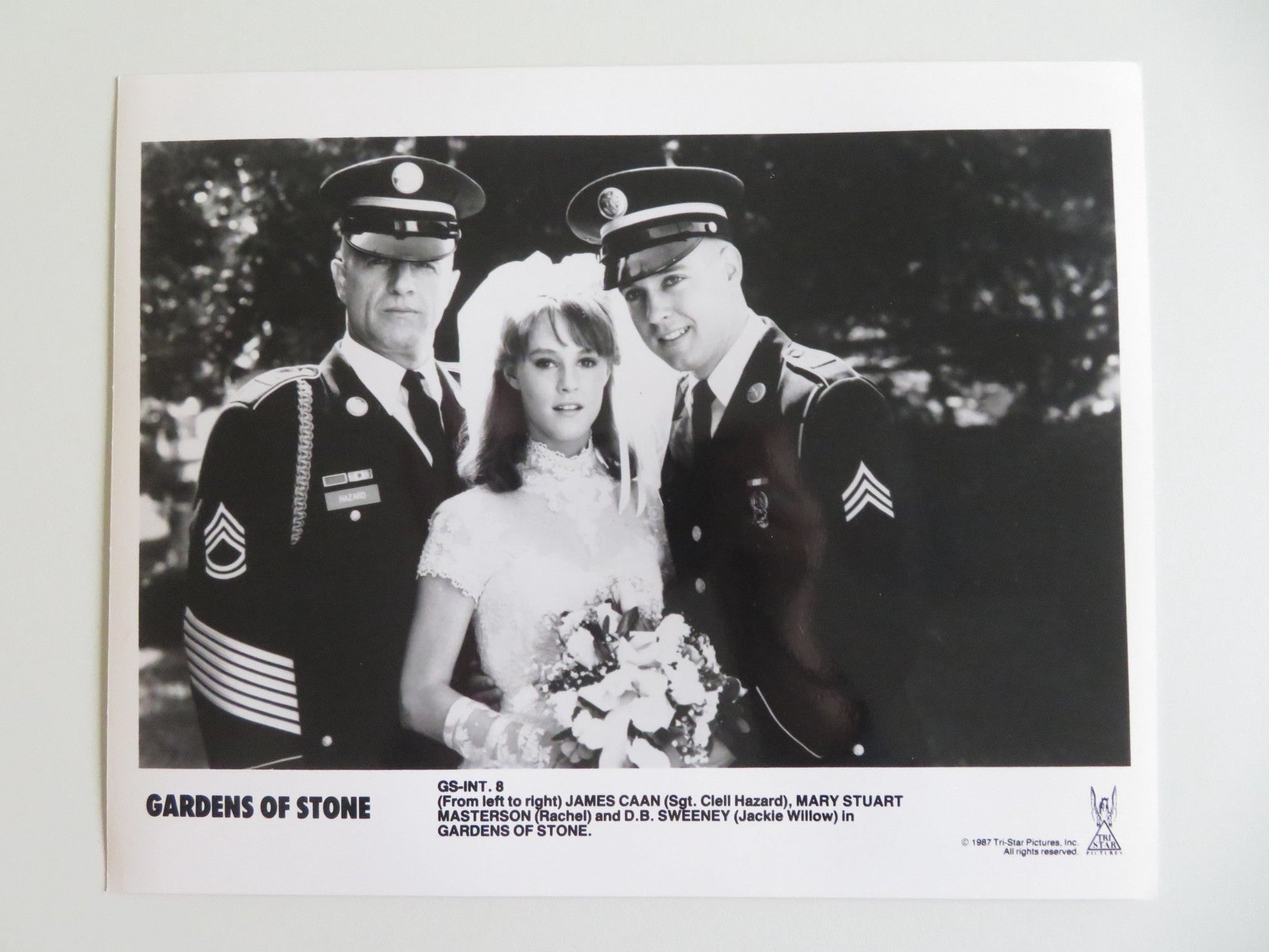 GARDENS OF STONE MOVIE STILL PHOTO LOT OF 8 JAMES CAAN ANJELICA HUSTON 1987 - Rendezvous Cinema