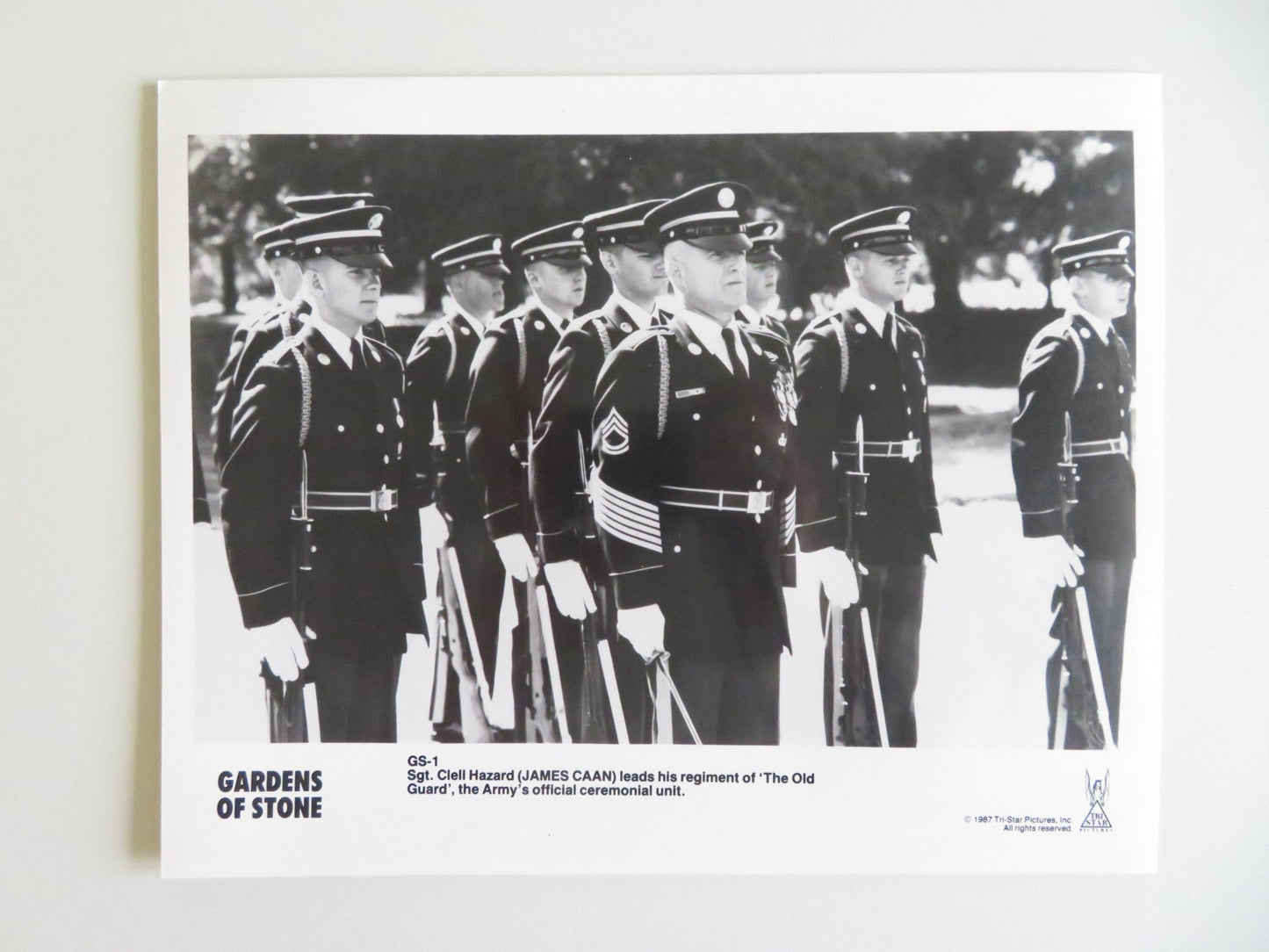 GARDENS OF STONE MOVIE STILL PHOTO LOT OF 8 JAMES CAAN ANJELICA HUSTON 1987 - Rendezvous Cinema