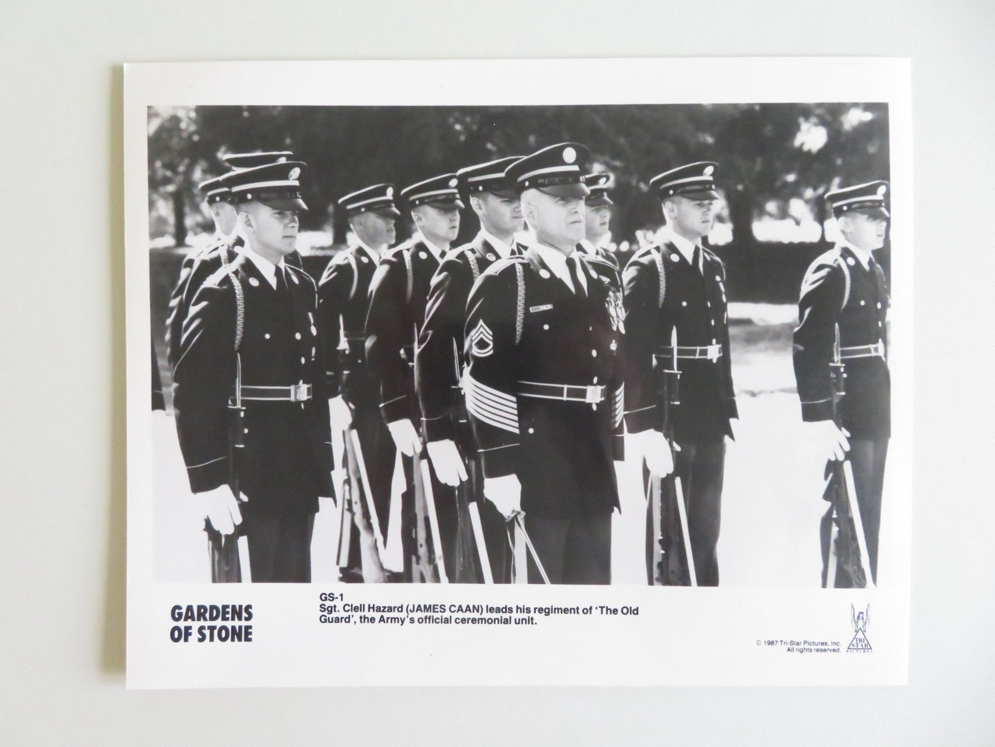 GARDENS OF STONE MOVIE STILL PHOTO LOT OF 8 JAMES CAAN ANJELICA HUSTON 1987 - Rendezvous Cinema