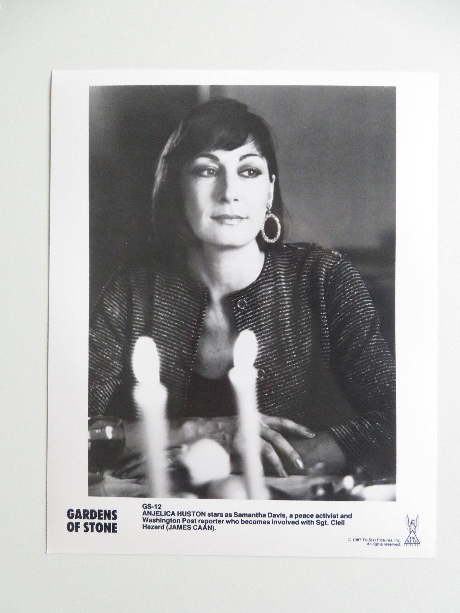 GARDENS OF STONE MOVIE STILL PHOTO LOT OF 8 JAMES CAAN ANJELICA HUSTON 1987 - Rendezvous Cinema