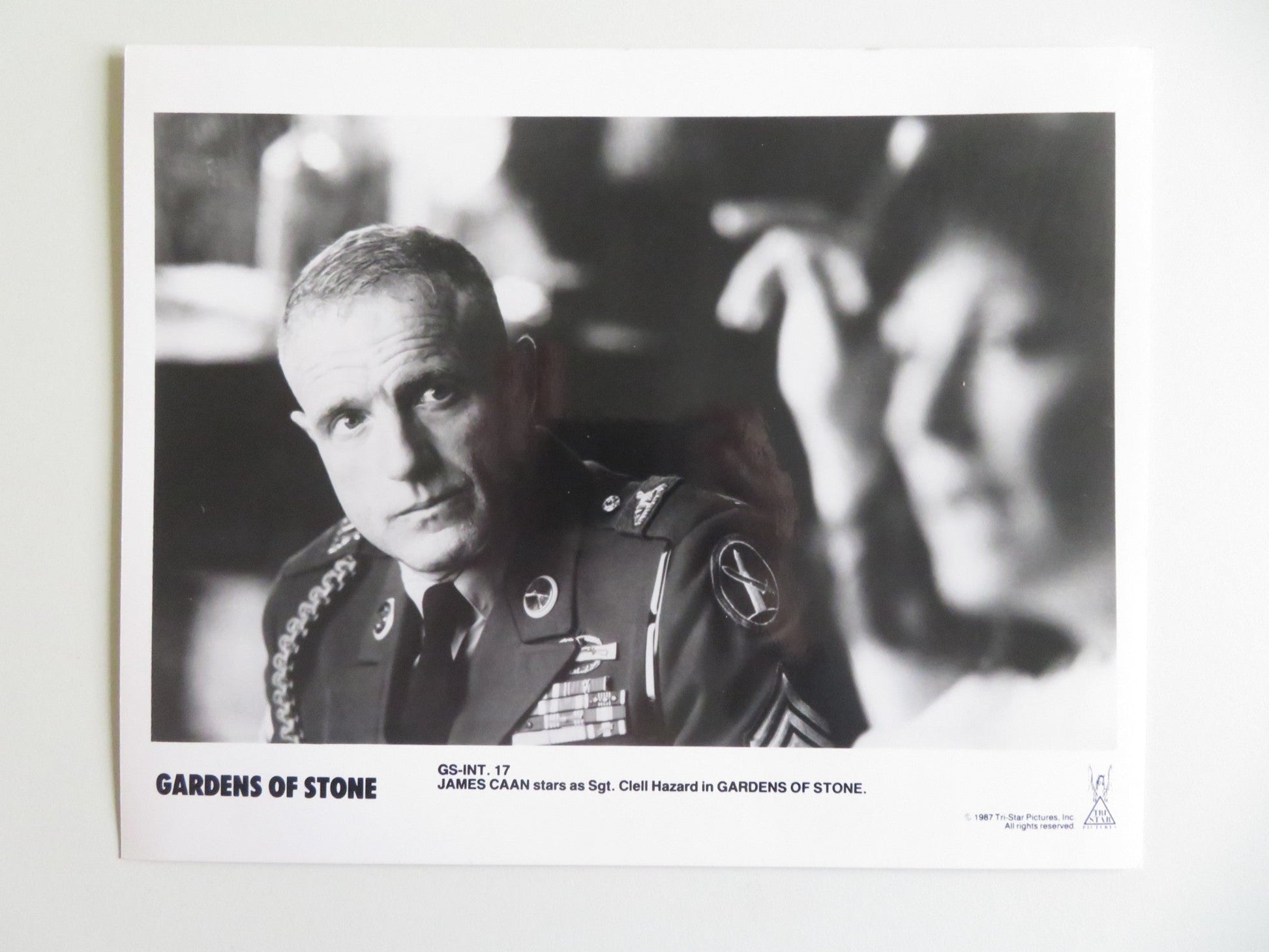 GARDENS OF STONE MOVIE STILL PHOTO LOT OF 8 JAMES CAAN ANJELICA HUSTON 1987 - Rendezvous Cinema