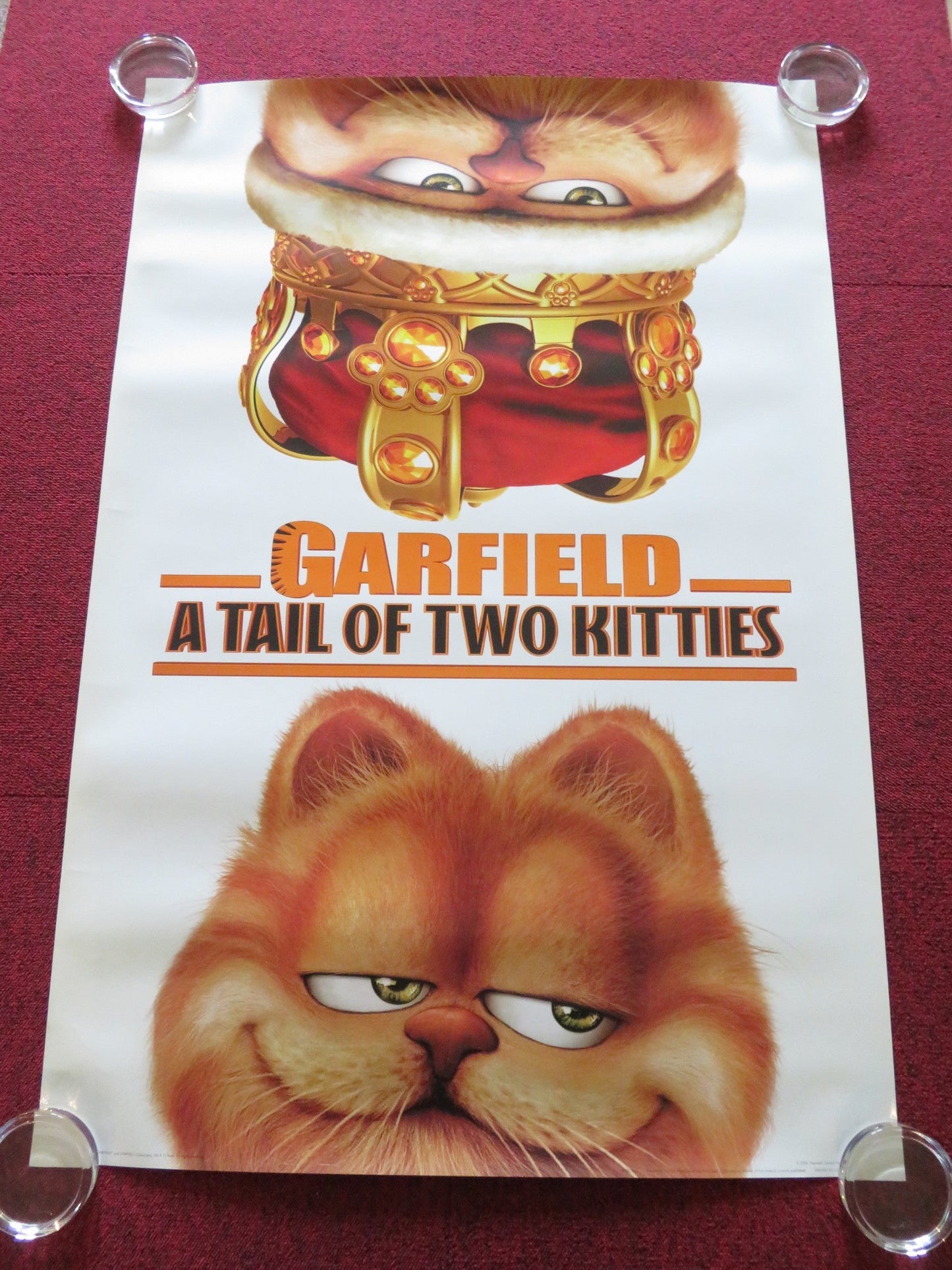 GARFIELD: A TALE OF TWO KITTIES US ONE SHEET ROLLED POSTER BRECKIN MEYER 2006 Rendezvous Cinema Movie posters