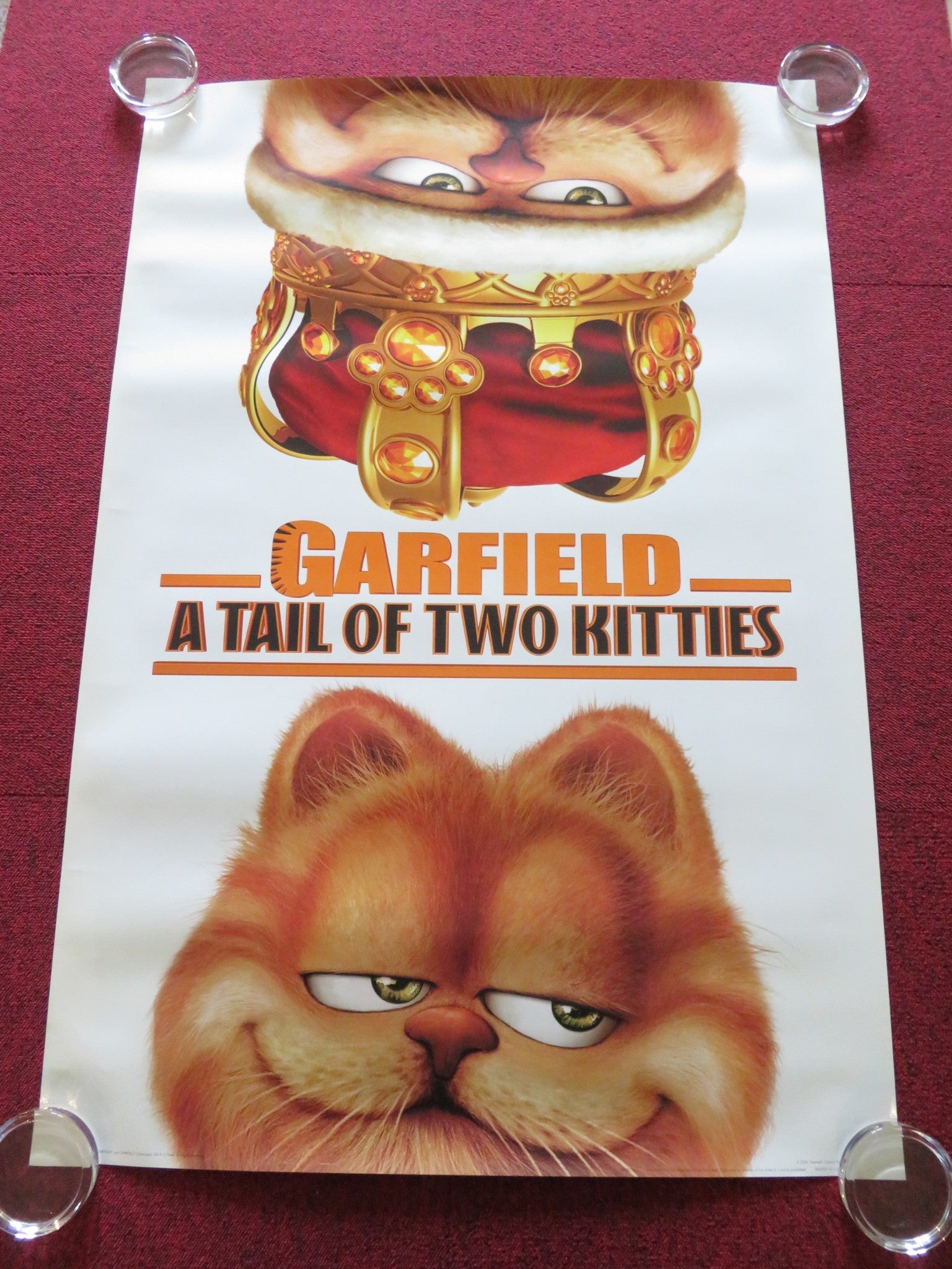 GARFIELD: A TALE OF TWO KITTIES US ONE SHEET ROLLED POSTER BRECKIN MEYER 2006 Rendezvous Cinema Movie posters