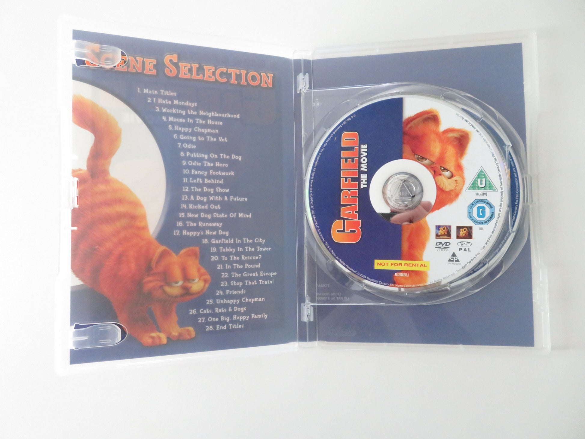 Garfield: The Movie - 2 Disc Special Edition (DVD) Bill Murray 2004 Region 2 Movie posters