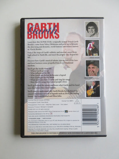 GARTH BROOKS - HIS LIFE FROM TULSA TO THE TOP (DVD) 1999 REGION ALL - Rendezvous Cinema