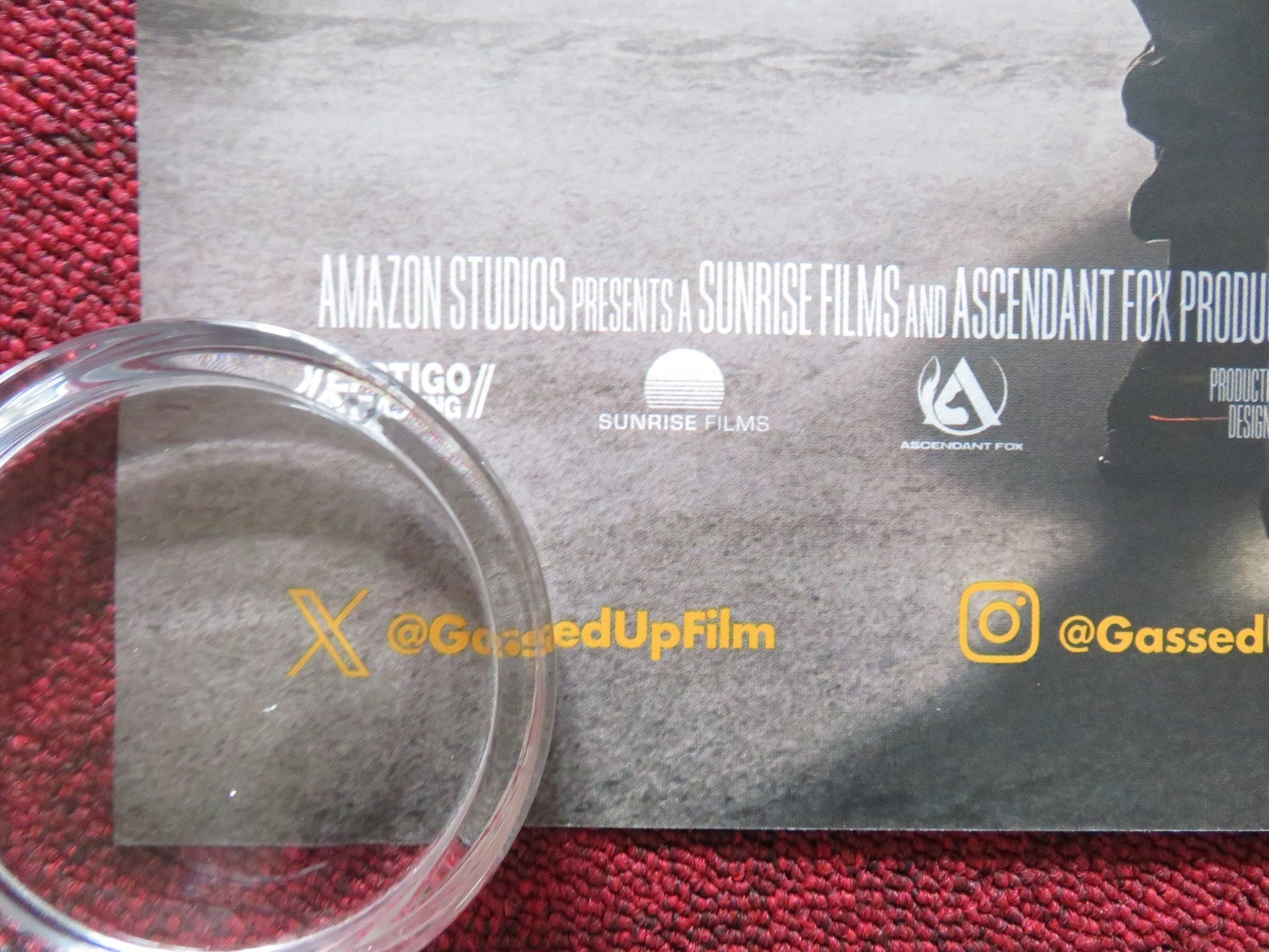 GASSED UP UK QUAD ROLLED POSTER STEPHEN ODUBOLA TAZ SKYLAR 2023 Rendezvous Cinema Movie posters